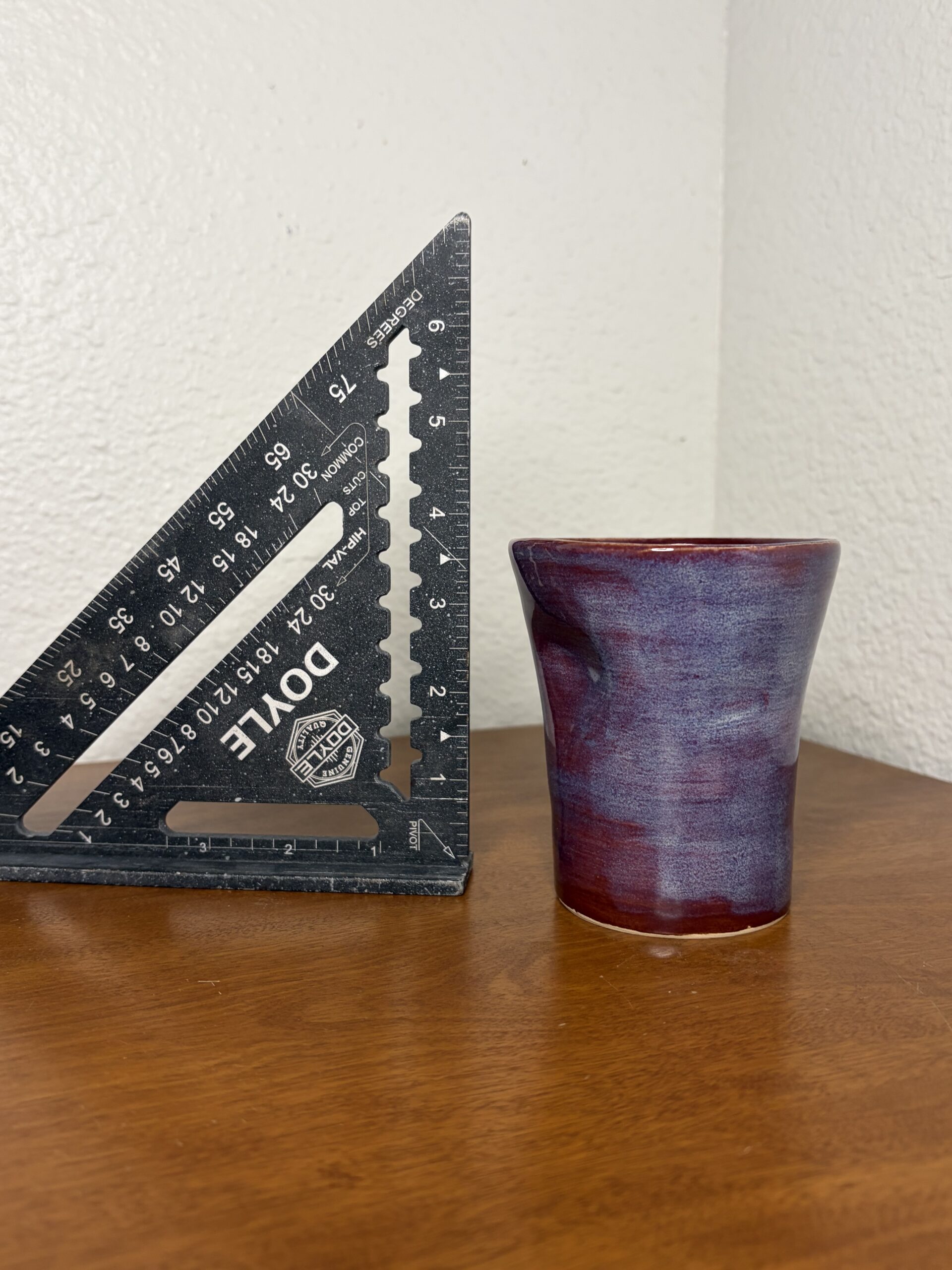 Dusty Mulberry Thumb Cup 4" Dusty Mulberry Thumb Cup 4"